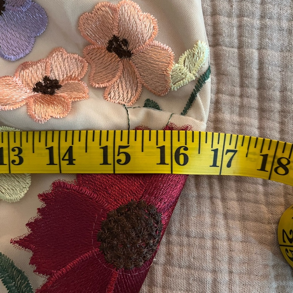 Like-New Just Me 3D Floral Halter Neck Dress 🌼 - Picture 11 of 17